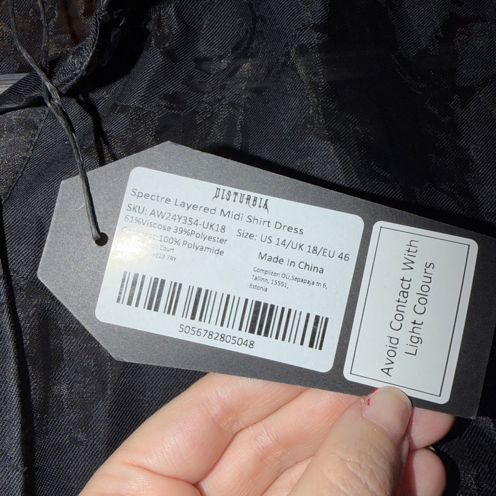 Disturbia Spectre Layered Dress - Picture 3 of 6
